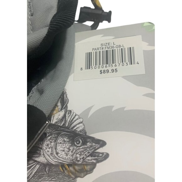 FISH MONKEY Gray + Yellow The Yeti Premium Ice Fishing Mittens NWT Various Sizes - Picture 4 of 5